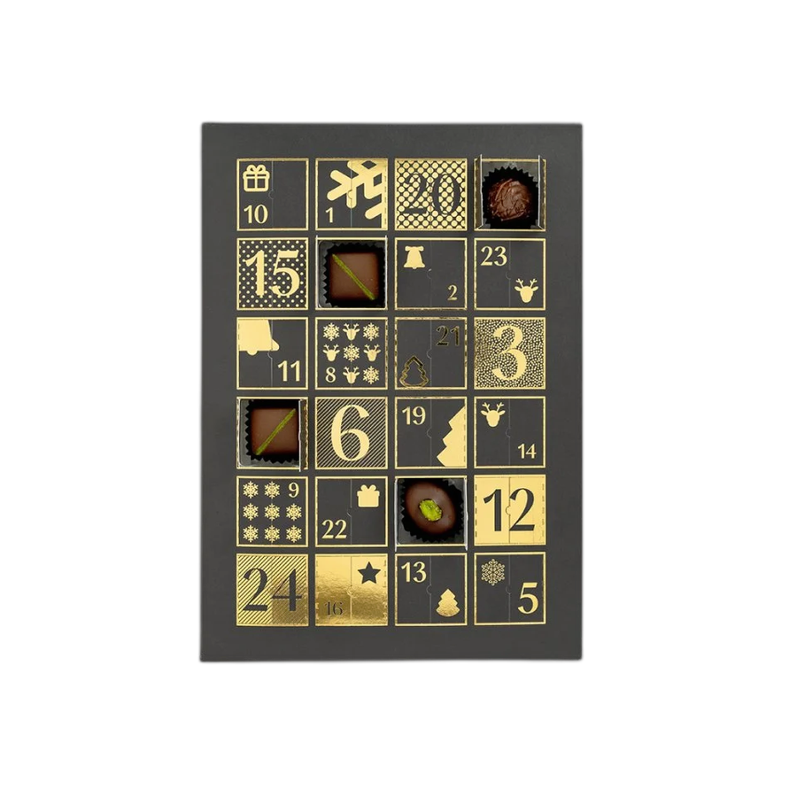 Пралине, трюфели Advent Calendar Dark Chocolat Sujet 2024 LADERACH, 295г