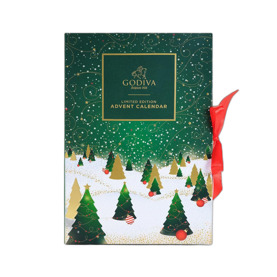 Шоколадные конфеты HOLIDAY JINGLE ADVENT CALENDAR 24шт, GODIVA