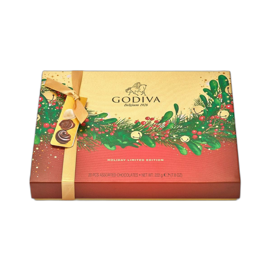 Пралине RED GIFTBOX 20шт, GODIVA, 222г