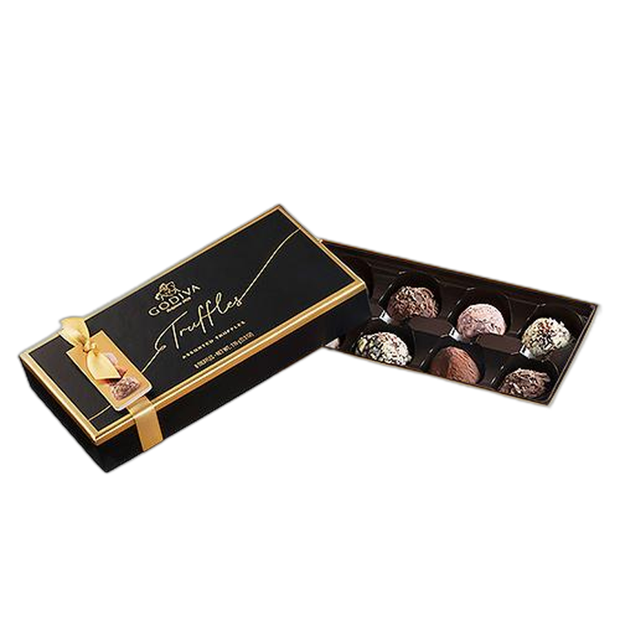 Шоколадные конфеты трюфели Godiva New Signature Truffles 8шт GODIVA, 110г