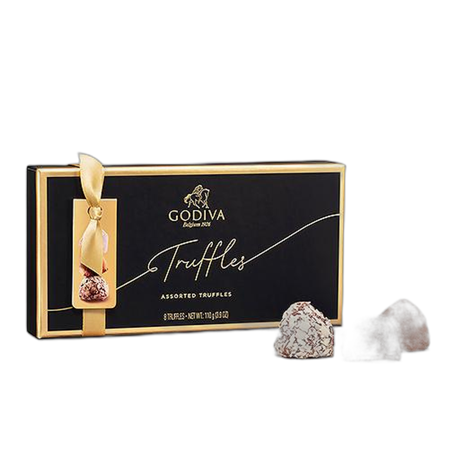 Шоколадные конфеты трюфели Godiva New Signature Truffles 8шт GODIVA, 110г