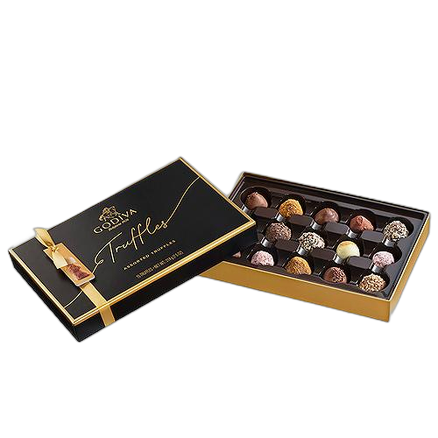 Шоколадные конфеты трюфели Godiva New Signature Truffles 15шт GODIVA, 214г