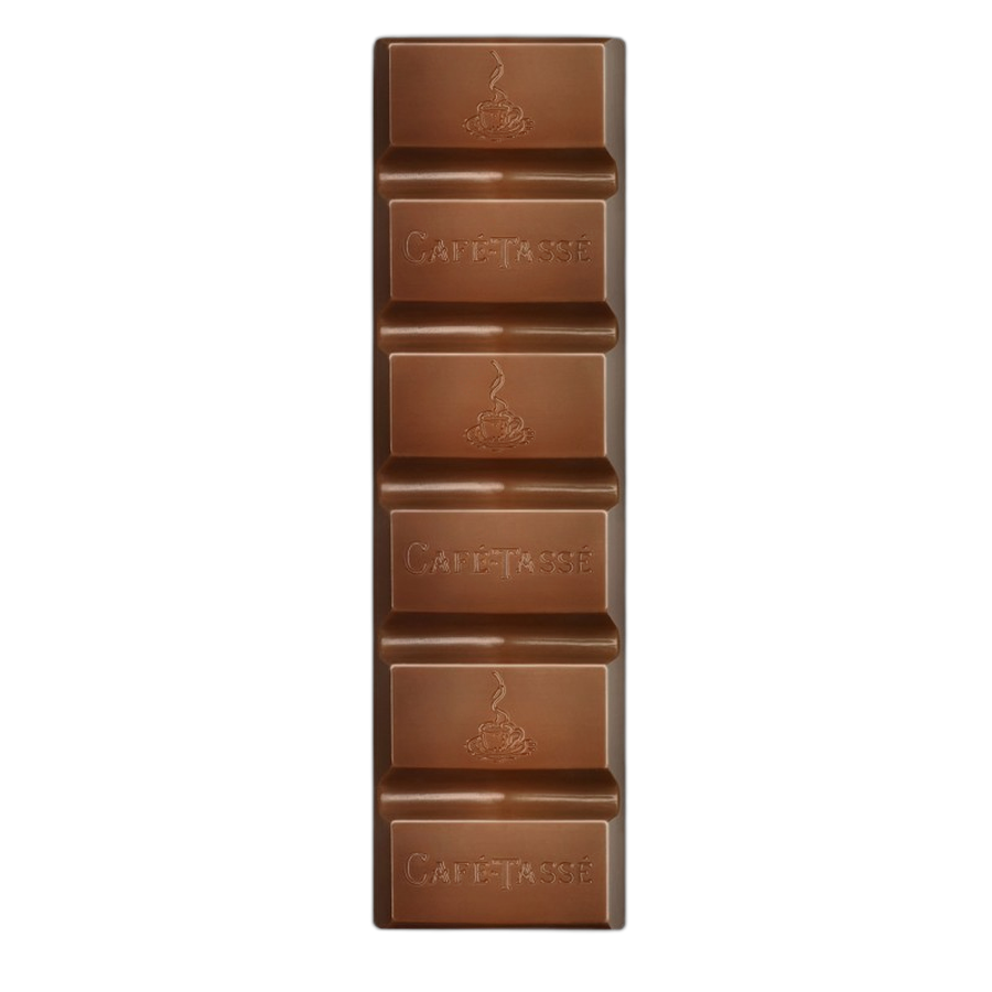 Шоколад молочный (карамель, хрустящий рис) Milk chocolate bar, Caramel & Crispy Rice CAFE-TASSE, 45г