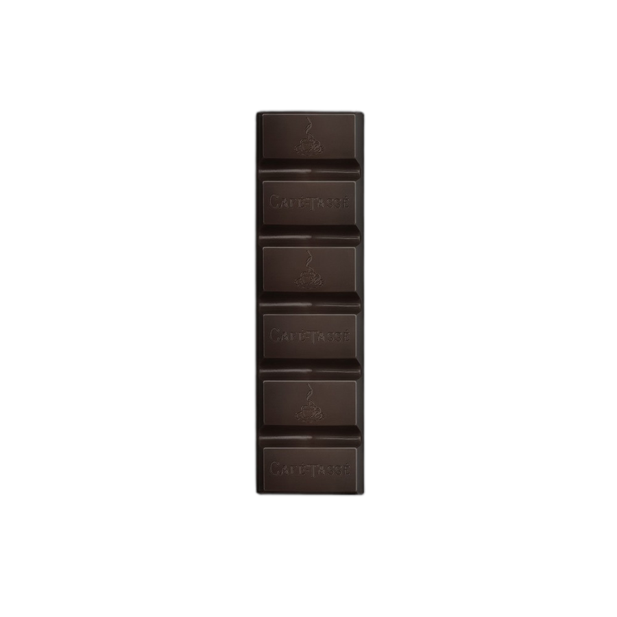 Шоколад темный (юдзу) Dark chocolate bar with Almond praline & Yuzu CAFE-TASSE, 45г