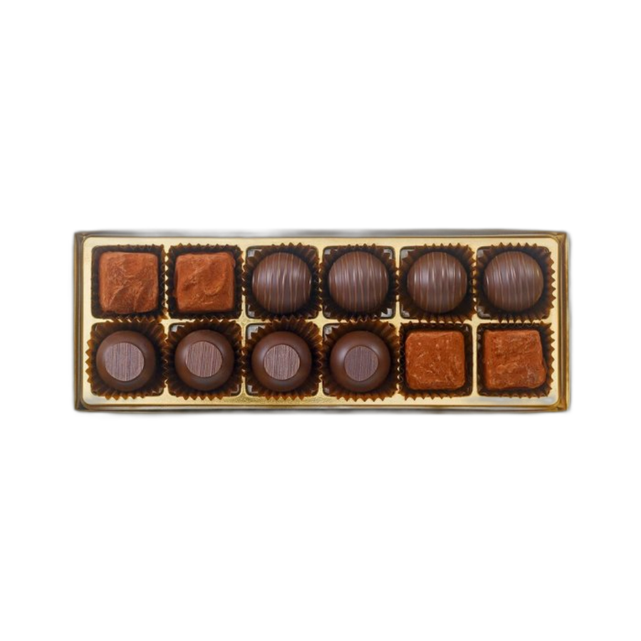 Шоколадные конфеты трюфели Truffles Grand Cru Assorted 12шт LADERACH, 130г