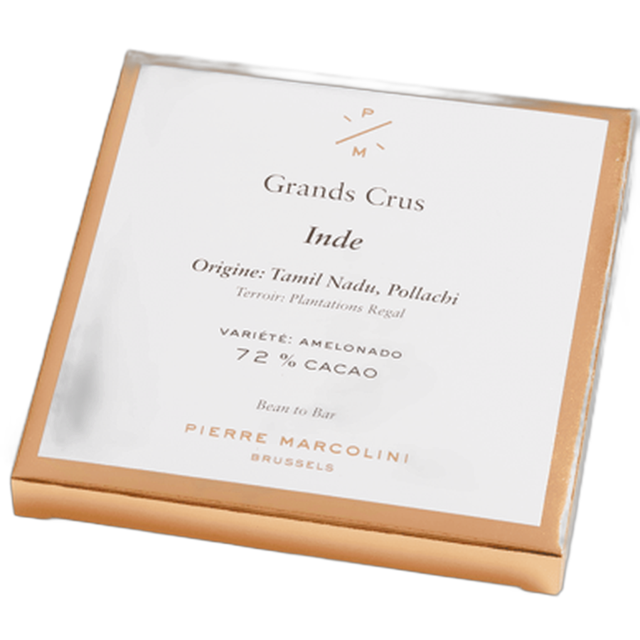 Шоколад плиточный, темный India tablet PIERRE MARCOLINI, 70гр