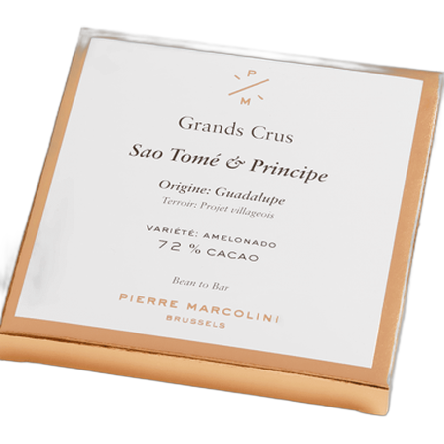 Шоколад плиточный, темный Sao Tome & Principe tablet PIERRE MARCOLINI, 70гр