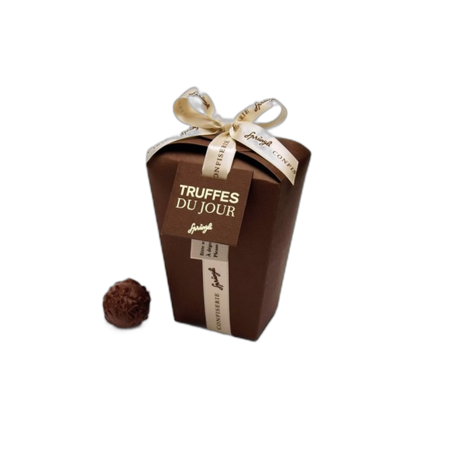 Шоколадные конфеты трюфели Truffes du Jour dark SPRUNGLI