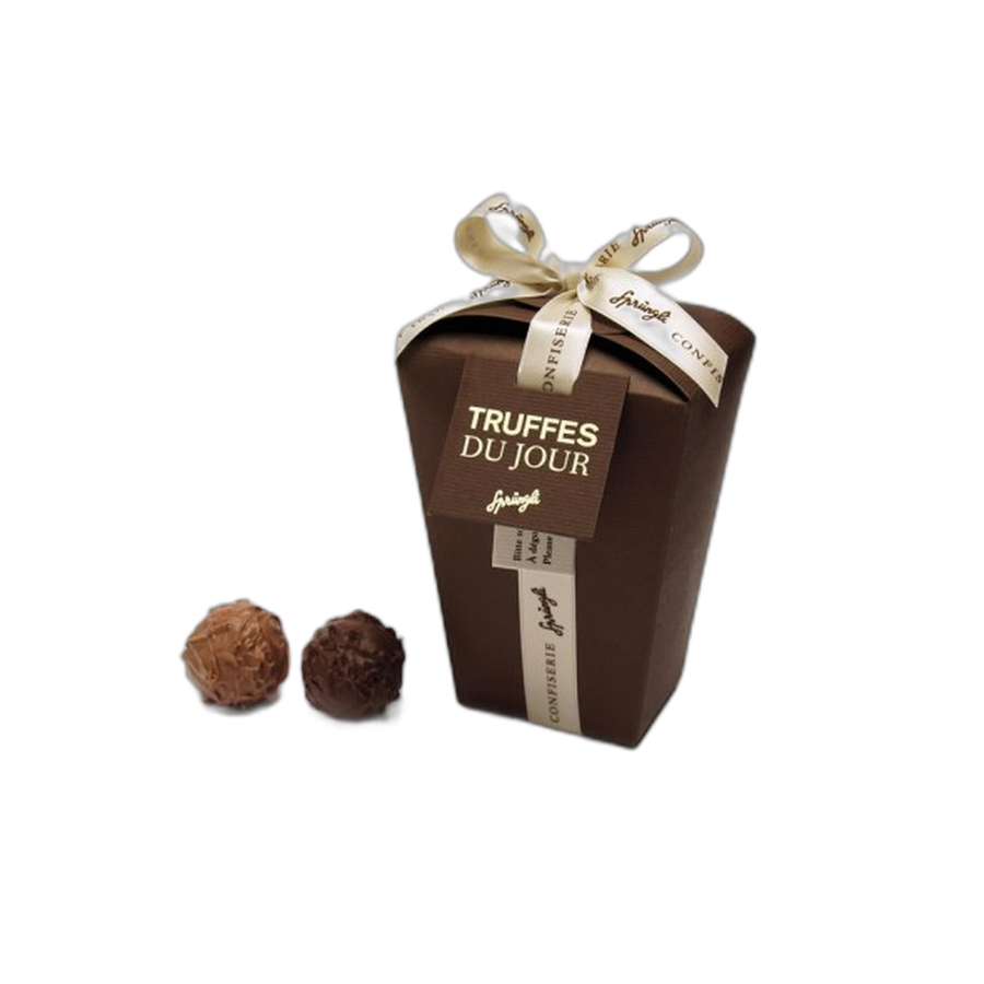 Шоколадные конфеты трюфели Truffes du Jour 10шт SPRUNGLI, 190гр