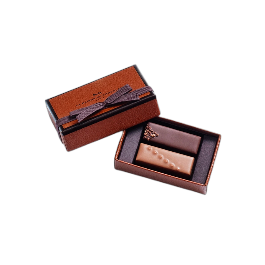 Шоколадные конфеты ганаш Gesture Gift Box 2шт LA MAISON, 13гр