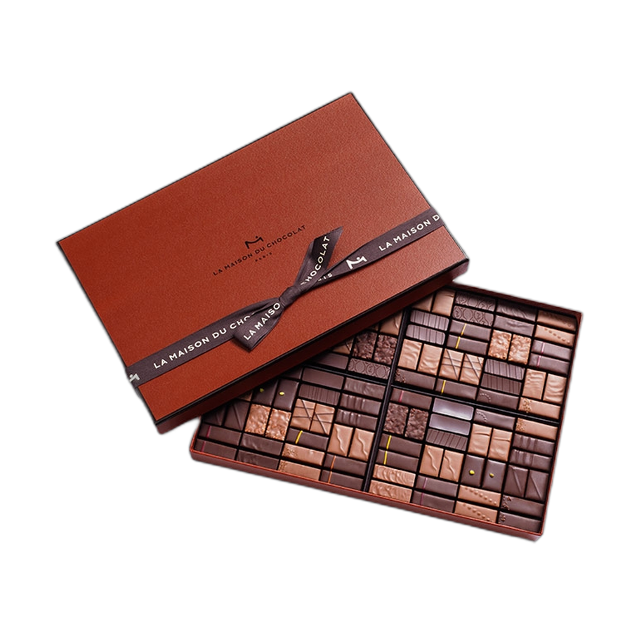 Шоколадные конфеты пралине, ганаш Coffret Maison Dark and Milk 112шт LA MAISON, 785гр