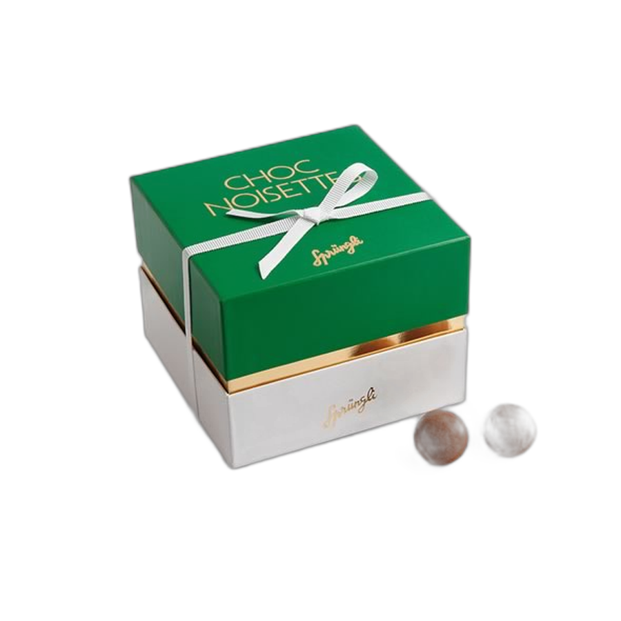 Фундук в темном шоколаде и какао Choc Noisettes SPRUNGLI, 250гр