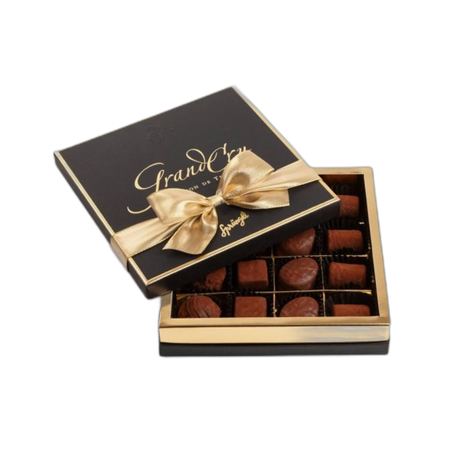 Трюфели Grand Cru ассорти темный шоколад SPRUNGLI, 165 гр