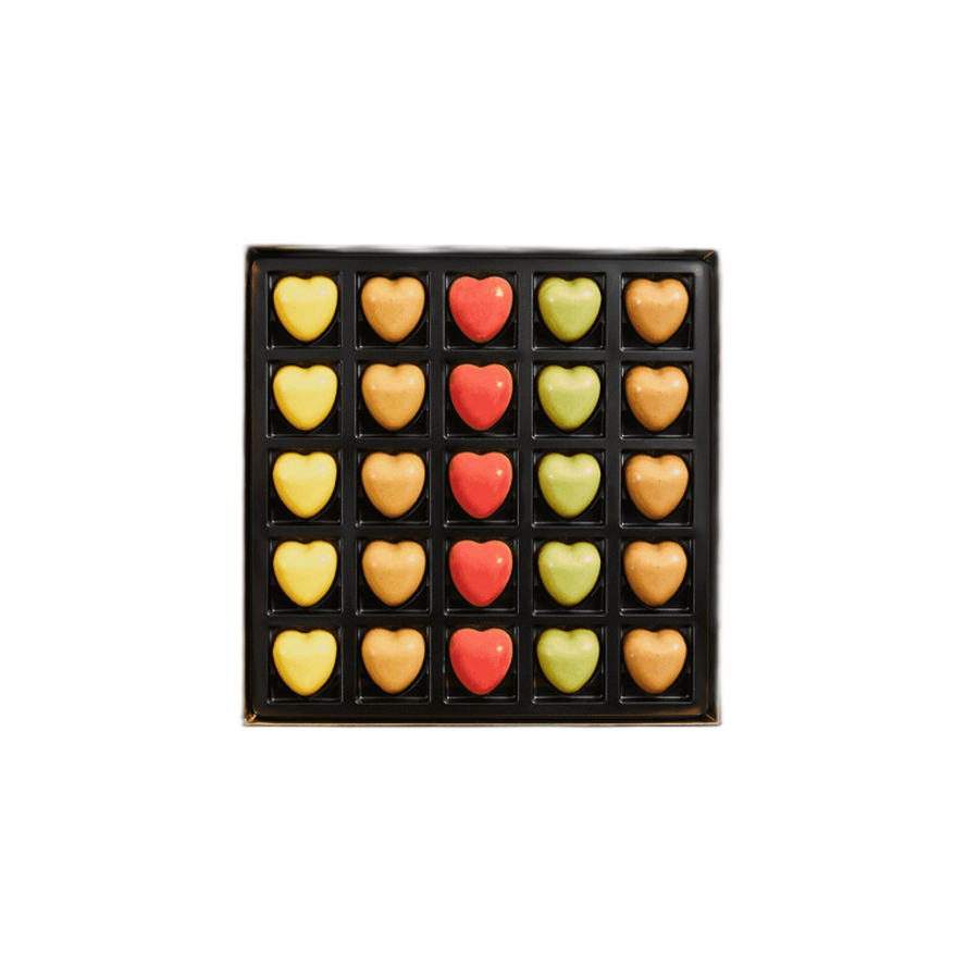 Шоколад PIERRE MARCOLINI, 25 HEARTS, сердца, 177 гр